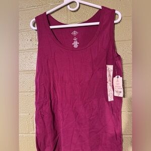 St. John's Bay Pink Sleeveless Tank Top